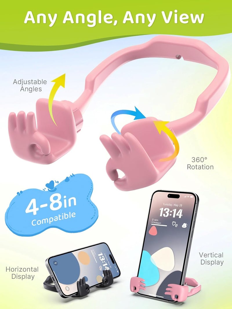 CALDEVER Valentines Day Gifts for Teens Girls Kids Women: 2 Pack Funny Gifts Cell Phone Holder 3D OK Hand Phone Stand for Desk Gift for Teenage Adults Mom Daughter Wife Birthday Unique Gadgets Easter Gifts - Image 2